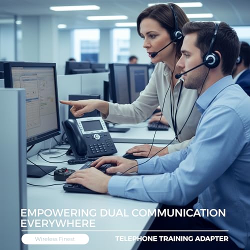 WirelessFinest Telephone Training Adapter Y Splitter+Mute Button for Headset for Nortel Meridican, Norstar, Avaya, Ashtra, Mitel, Polycom, Ge and Other IP Phone - Image 5