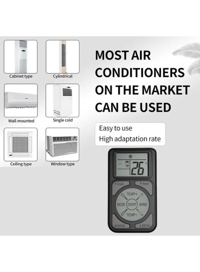 Universal Remote Control for Air Conditioners and Home Electronics, Easy-to-Use Infrared Controller - Image 3