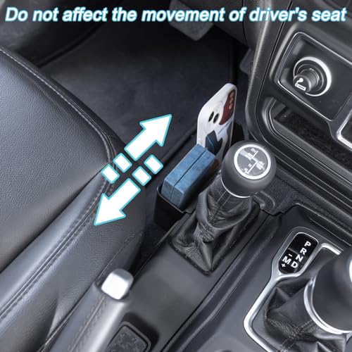 PIMCAR 2-Piece Upgrade Tray Organizer Set for Jeep Wrangler JL/JLU (2018-2025) & Gladiator JT (2020-2025) - Gear Shift Side and Center Console Hanging Storage Box, Durable Interior Accessories - Image 5
