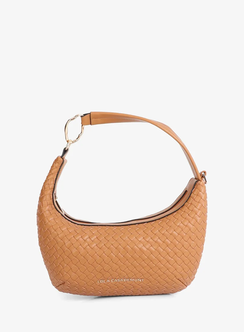 لولا كساديمونت Woven Half Moon Bag