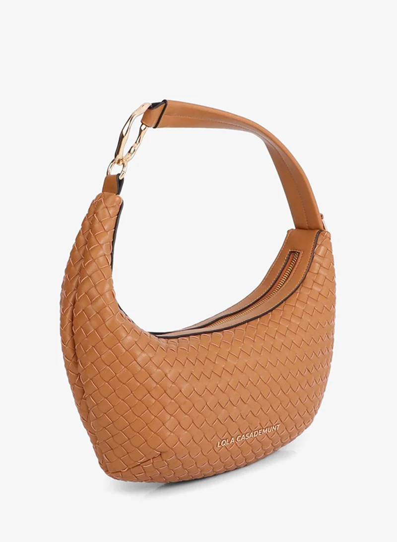لولا كساديمونت Woven Half Moon Bag