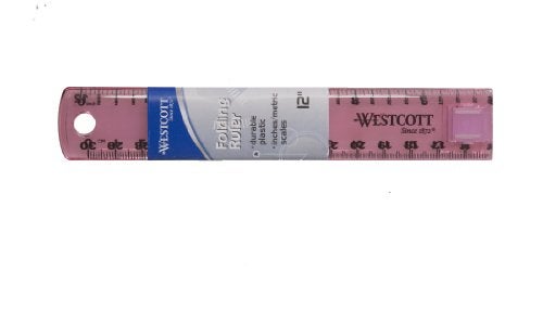 Westcott Acme Westcott Plastic Folding Ruler, Colors Vary (15390) - Image 5