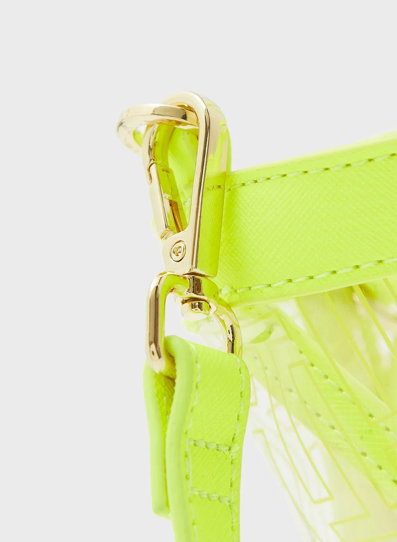 Ted Baker T Branding Transparent Small Tote