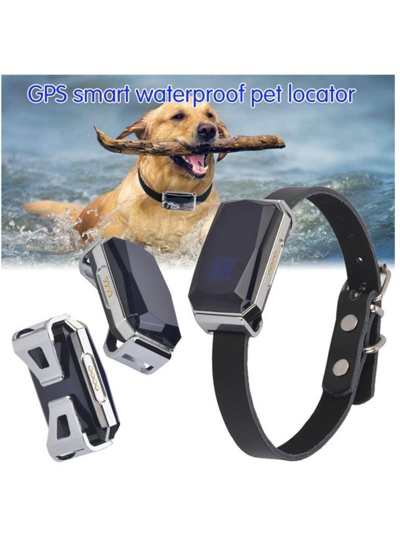 AROAQ G12 GPS Smart Anti Lost Pet Collar with Microphone Universal Waterproof GPS Location Collar for Cats and Dogs Real Time Positioning Tracker Device  - Image 2