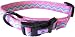 Hamilton 1Inch Adjustable Dog Collar Large Fits 18Inch by 26Inch Weave Pattern with Lavender - Image 1