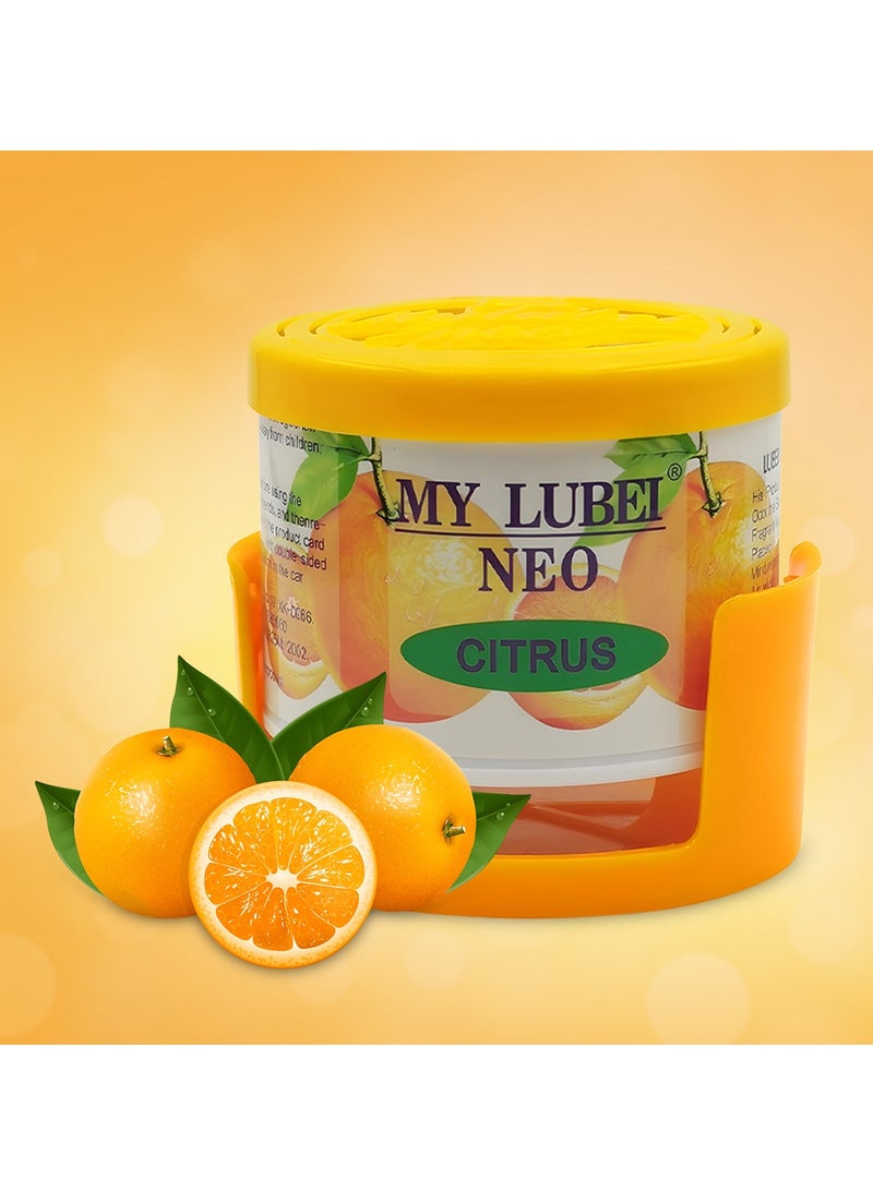 MY LUBEI NEO Natural CITRUS Air Freshener 90G Long Lasting Citrus Scent For Car ,Office And Home - Image 1