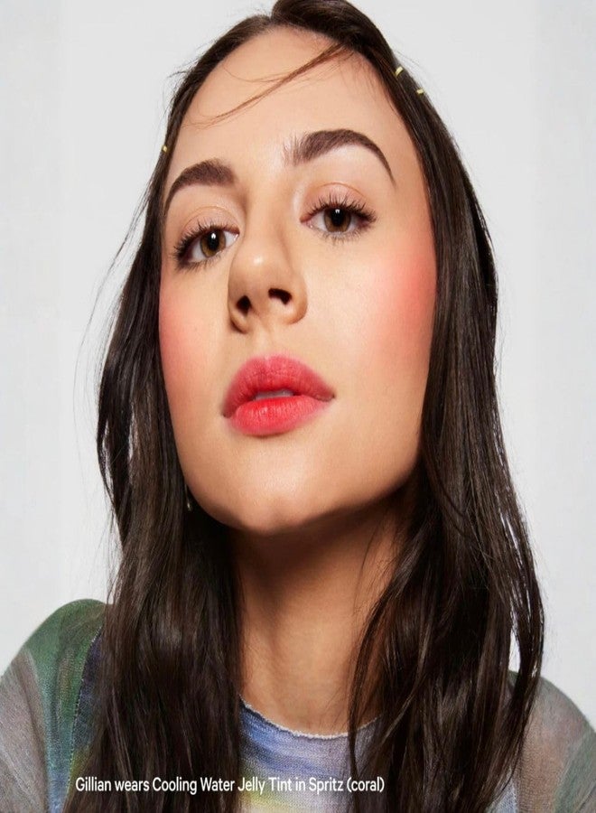 Beauzy X Milk Cooling Water Jelly Tint - Sheer Lip + Cheek Stain with Vegan Collagen, Seawater + Aloe - Hydrating, Long-Lasting, Buildable Lip Tint + Blush (Spritz Coral) - Image 3