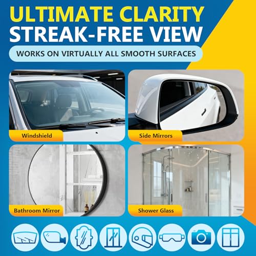 PRAZISCHUTZ Car Water Repellent & Anti-Fog for Windshield – Advanced Hydrophobic Coating, Clear Vision, Long-Lasting Protection, Easy Apply for Cars, Trucks, SUVs - Image 4