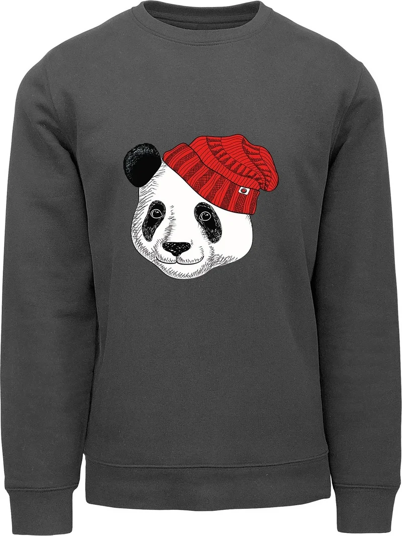 ادا بيبيك تشوكوك Ada Baby Kid Oversize Hat Panda Printed Kids Sweatshirt