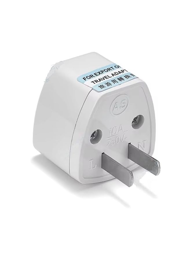 PROMASS Type B, 2 Pin, 10A, Universal Power Adapter, 1 Qty, Using in America and Canada - Image 1