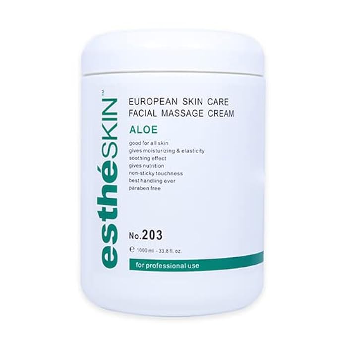 estheskin Aloe Facial Massage Cream for European Skin Care, 33.8 fl.oz. / 1000 ml - Image 1