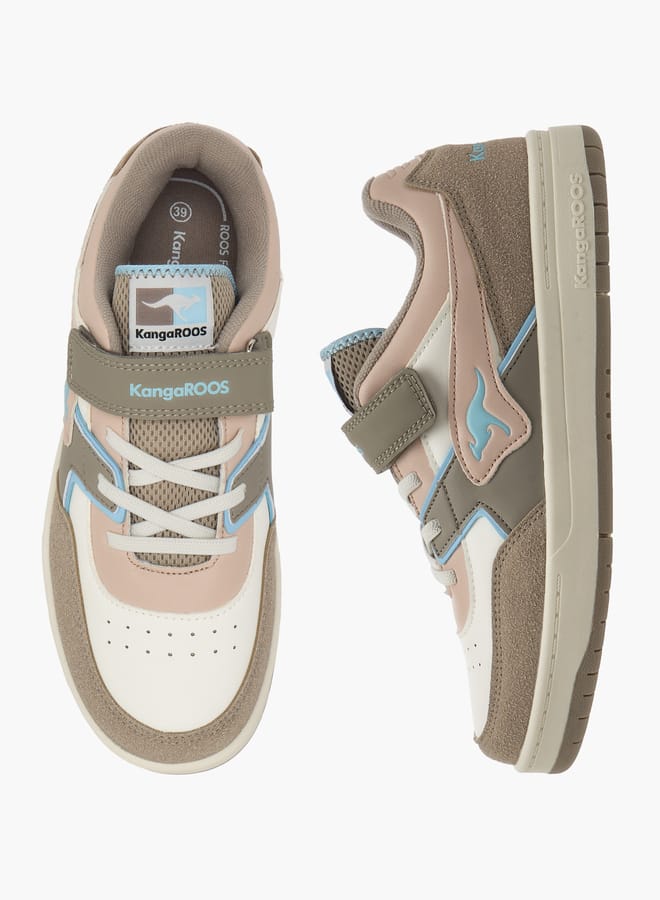kangaROOS Women's Panelled Sports Shoes With Hook And Loop Closure  - Image 1