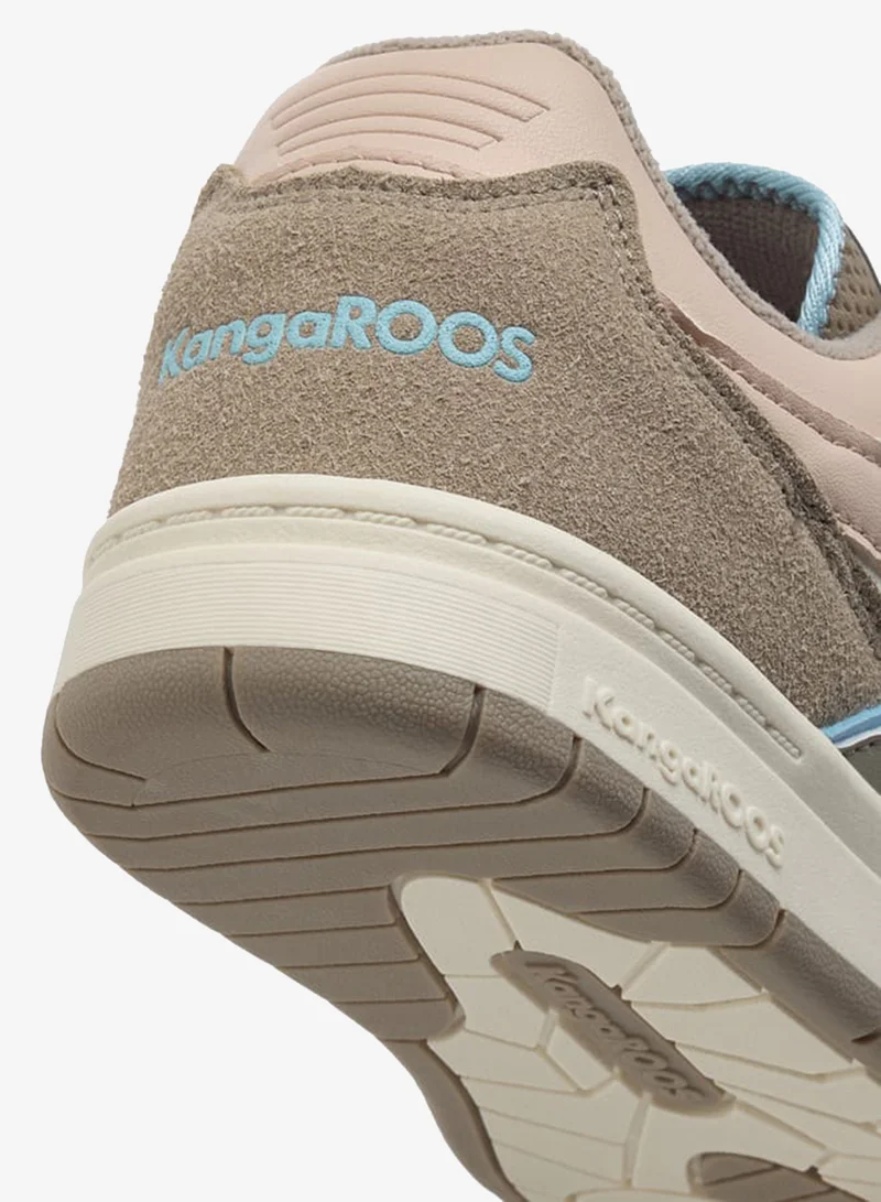 kangaROOS BROWN Women's Panelled Sports Shoes With Hook And Loop Closure for Women | Best Price UAE