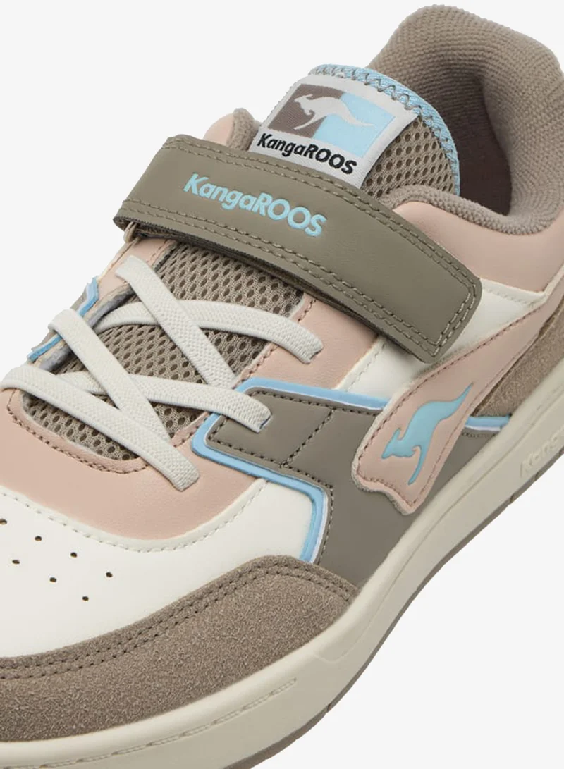 kangaROOS BROWN Women's Panelled Sports Shoes With Hook And Loop Closure for Women | Best Price UAE