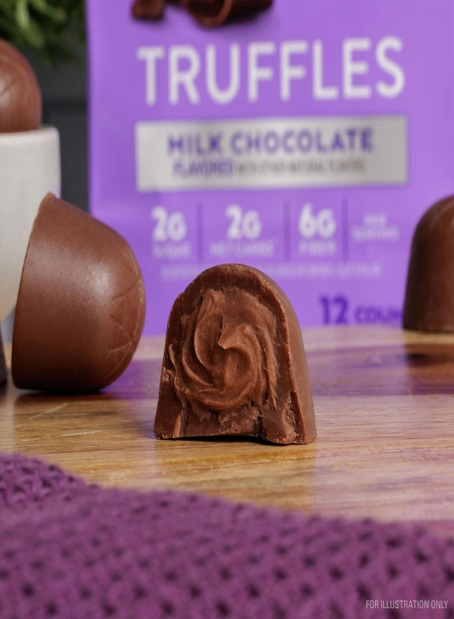 Atkins Endulge Milk Chocolate Truffles, Low Sugar, Low Carb, Keto Friendly, 6 pack (12 Truffles each Pack) - Image 4