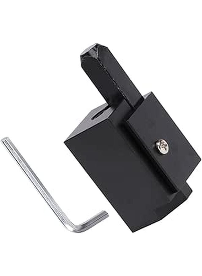 Right Angle Mortise Chisel Black Woodworking Hand Tool For Door Hinge Groove - Image 1
