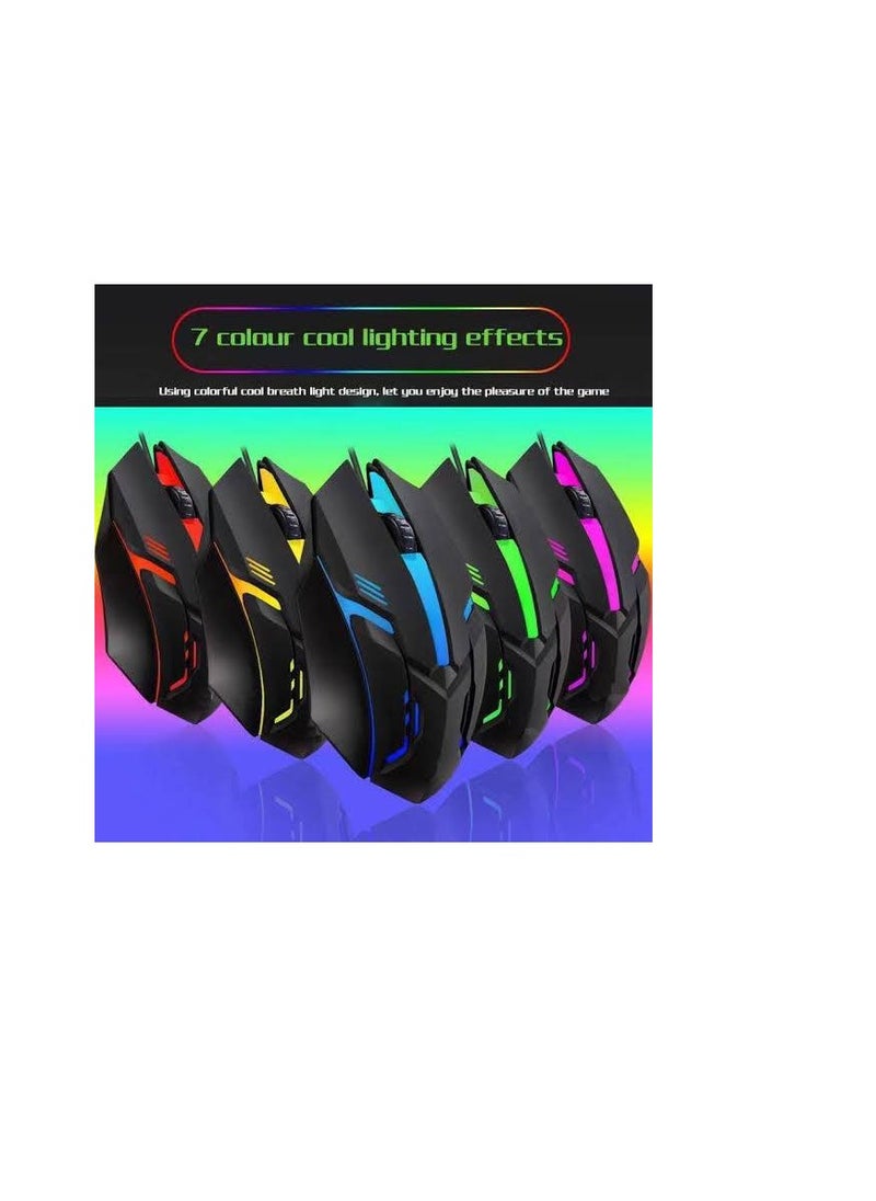Gamma - Gamma 3D Rainbow Colors Backlight LED Gaming Mouse - MultiColours LED - Image 1