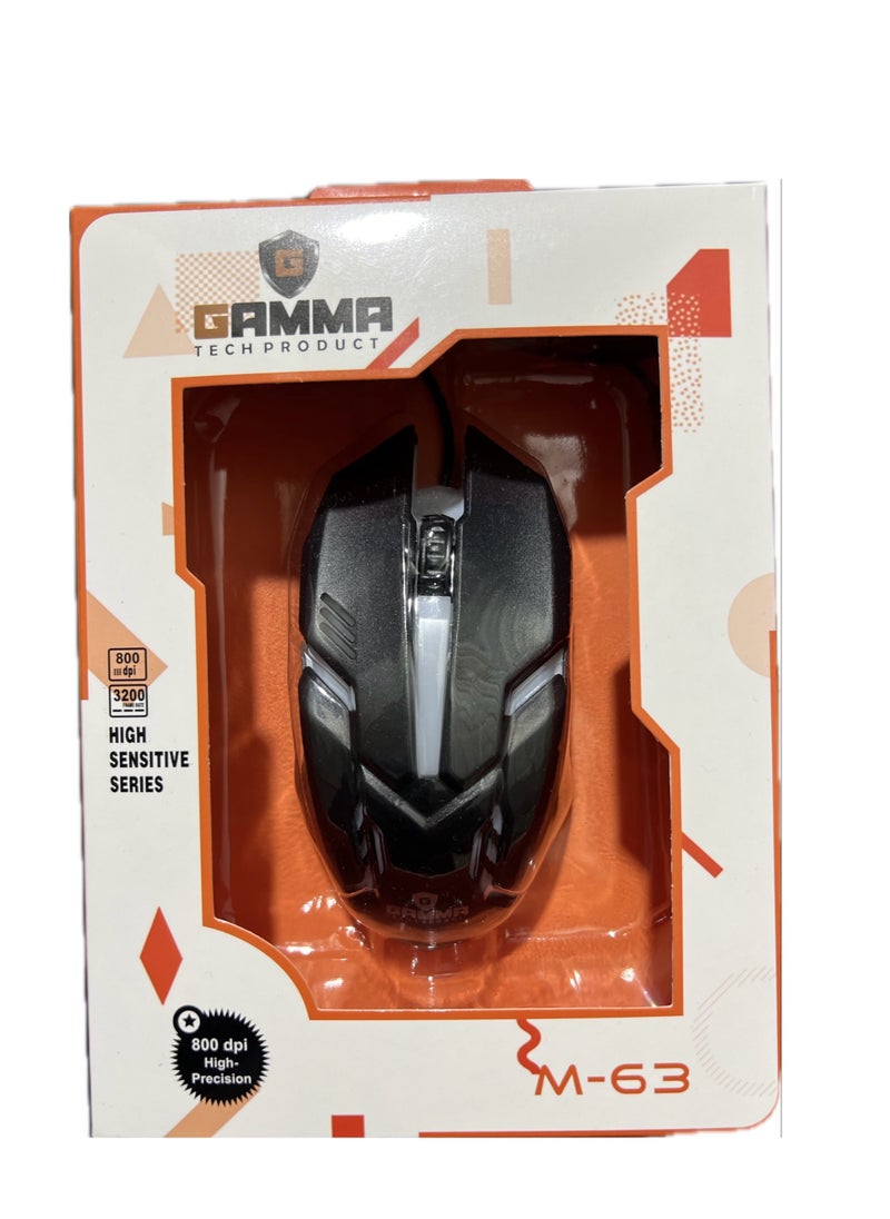 Gamma - Gamma 3D Rainbow Colors Backlight LED Gaming Mouse - MultiColours LED - Image 1