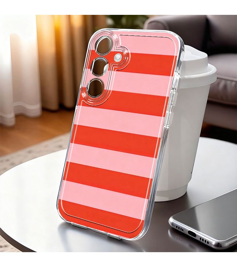 Mixed Color 1 Phone Case For Galaxy M10s TPU Protective Cover Striped Pattern Compatible With Samsung Galaxy A02 A03S A04 A05S A06 A13 A14 A15 A16 5G A21S A22 A23 A24 A25 A32 A34 A35 A50 A52 A53 A54 A55 A73 S21 Ultra S22 Plus S23 S24 FE S25 - Image 3