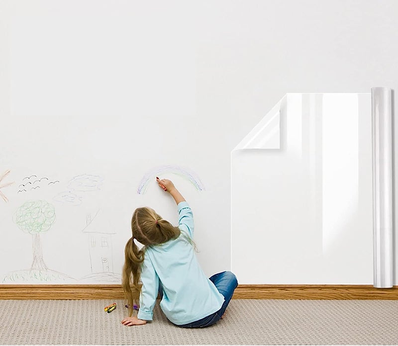 ERATO ERATO Clear Wall Protactive Film Removable Contact Paper Transparent Static Cling Plastic Wall Protector from Trash Can Chair Back Furniture Door 24X362pcs Protective Film