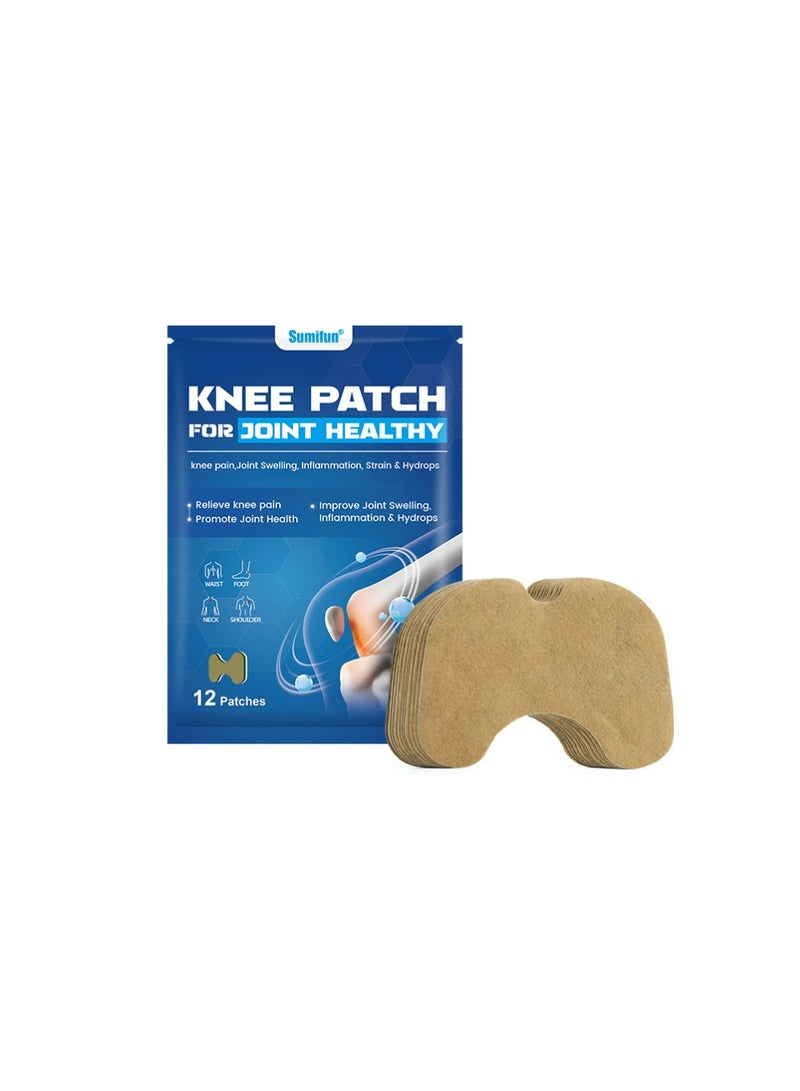 سوميفون 12 PCS ركبة التصحيحات,تصحيحات تخفيف الألم,تسخين التصحيحات العشبية للركبة التصحيح,ملصق استخراج طبيعي للركبة,اليد والظهر والرقبة والكتف - Image 5