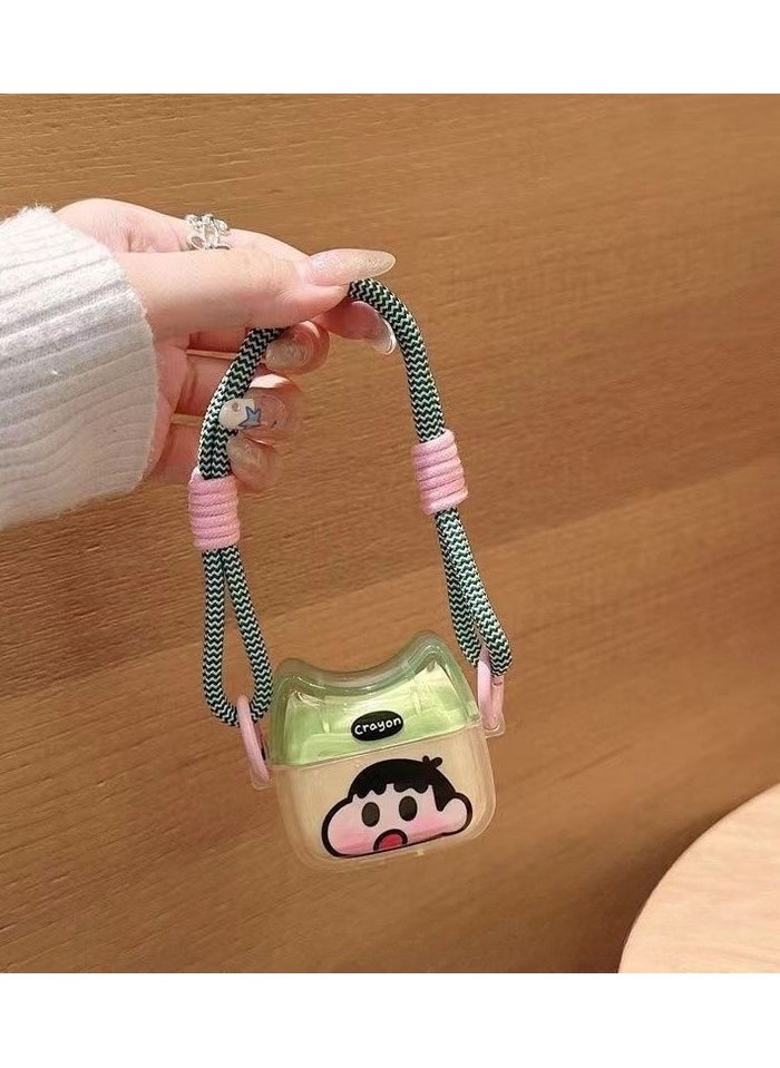 KUYING Cute Cat Ear Portable Hanging Rope Suitable For Apple Bluetooth Earphone Protective Case 