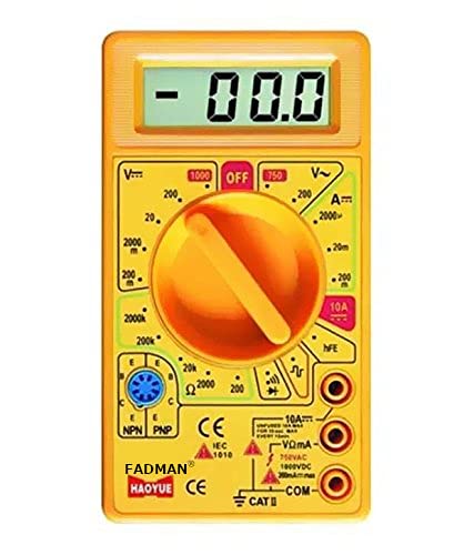 Fadman FADMAN FD13 DIGITAL MULTIMETER YELLOW  - Image 1