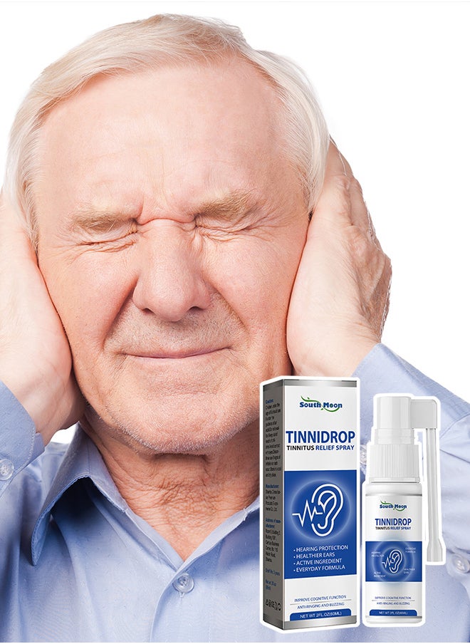 SOUTH MOON Tinnitus Relief Spray Relieves Tinnitus Ear Discomfort Comfortable Ear Solution, Gently Cleans Ears, Says Goodbye To Ear Discomfort And Excess Earwax, Refreshing Ear Care, Enhances Ear Health  - Image 3