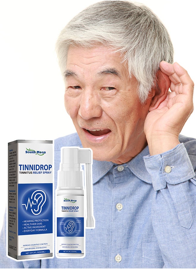 SOUTH MOON Tinnitus Relief Spray Relieves Tinnitus Ear Discomfort Comfortable Ear Solution, Gently Cleans Ears, Says Goodbye To Ear Discomfort And Excess Earwax, Refreshing Ear Care, Enhances Ear Health  - Image 5
