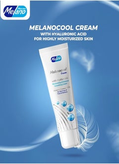 Melano Pharma MelanoCool Cream Enriched with Hyaluronic Acid for Moisturizing and Extreme Smoothing Cream and Intense Hydration, 60g.  - Image 2