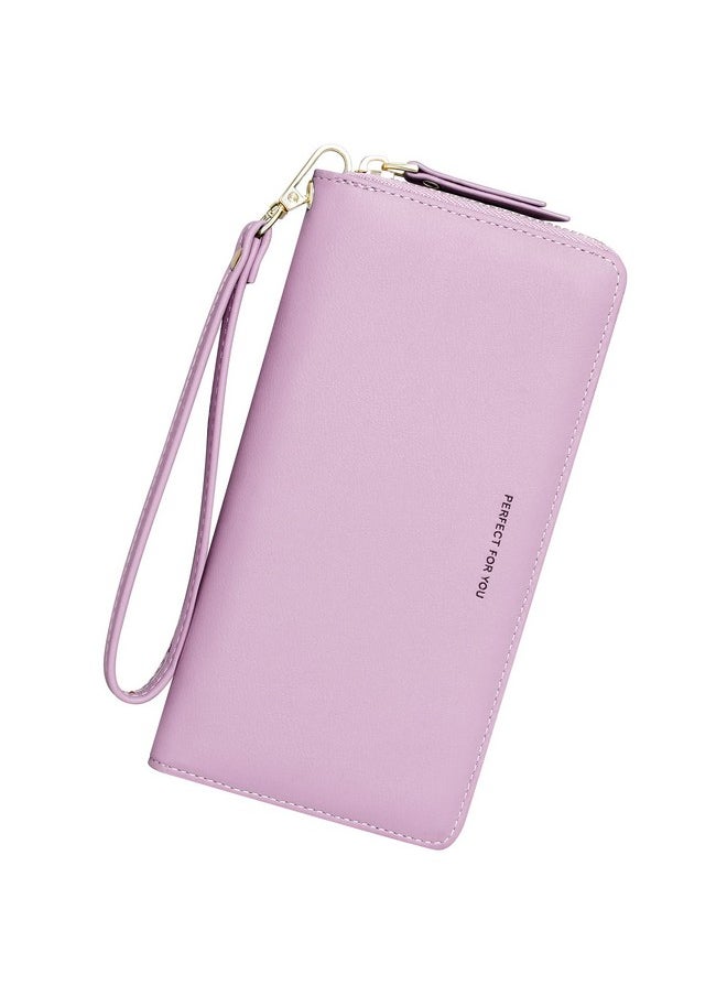 Wallets For Women Large Capacity Pu Leather Credit Card Holder Clutch Wristlet Wallet - pzsku/Z89FF9150979803DDB188Z/45/_/1714993046/f0d8a977-2321-4f8c-ac0d-ccf6f534db92