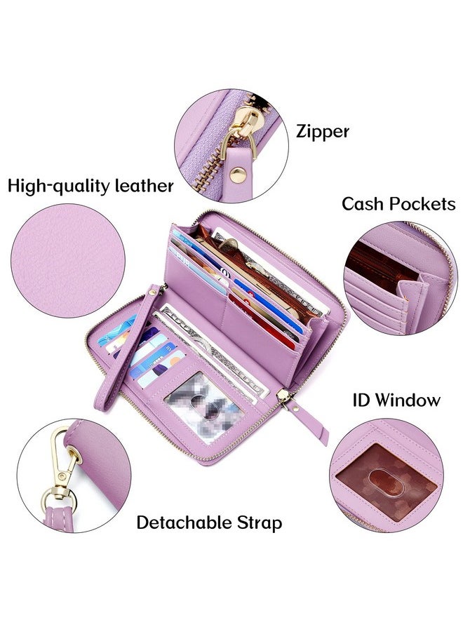 Wallets For Women Large Capacity Pu Leather Credit Card Holder Clutch Wristlet Wallet - pzsku/Z89FF9150979803DDB188Z/45/_/1714993048/ec25d3b5-34b7-45df-bf2d-1e39b77b10de