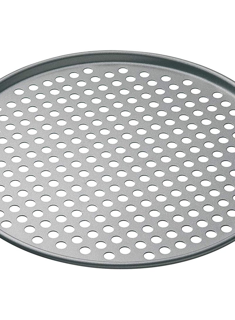 Barakah Pizza Pan Baking Tray Non Stick Pizza Crisper Tray for Oven, 32 cm - Image 1