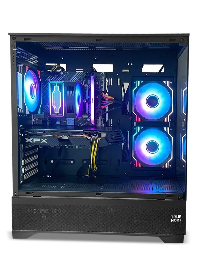 Truenort Novaeon Gaming PC Intel Core i5-11400F/ H510 / RX580S/ 8GB RAM / 256GB SSD +1TB HDD/ TrueNort TN-19 270° Glass RGB Black Case/ Windows 11 Pro  - Image 2