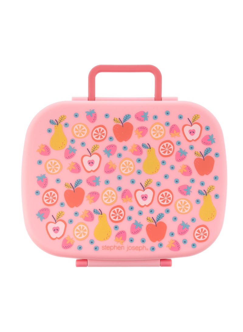 Stephen Joseph Bento Box with Removable Tray Fruit - Image 1