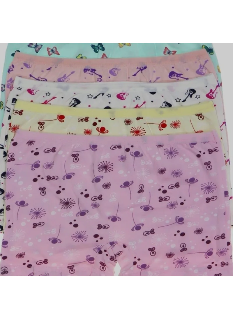 KOTA 3400 Girls Colorful Patterned Boxer 12 Pieces