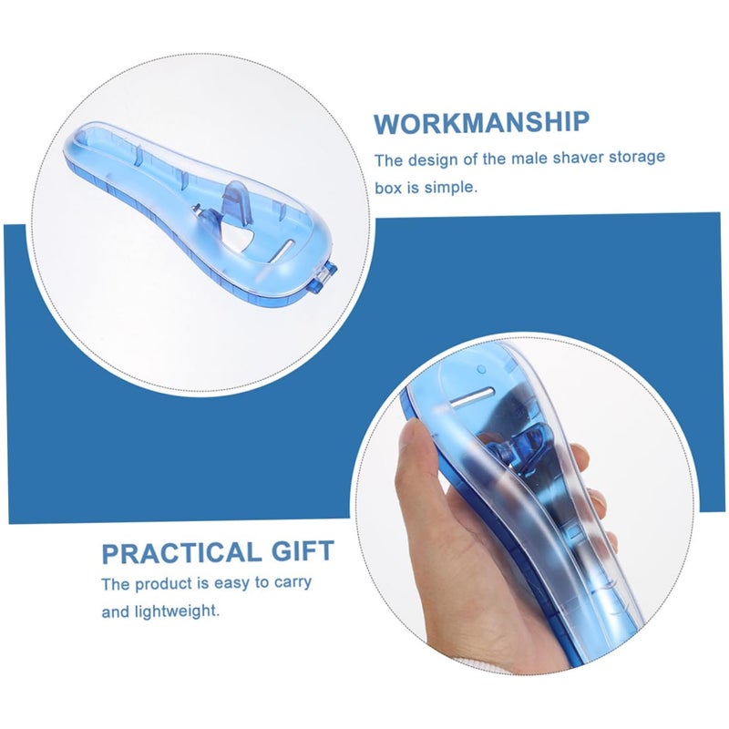 GANAZONO 2Pcs Travel Razor Holder Case Durable Material Fixed Buckle for Manual Razors - Image 4