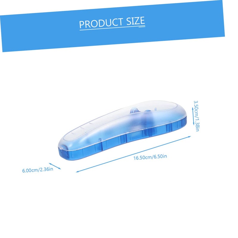 GANAZONO 2Pcs Travel Razor Holder Case Durable Material Fixed Buckle for Manual Razors - Image 2