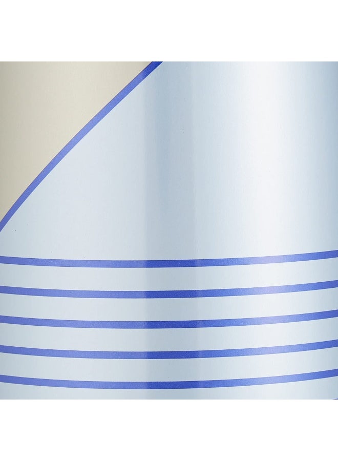 Peacock Vacuum Flask Tea Coffee Glass Liner Thermos Japan with Button FS5 Blue 1.3Ltr  - Image 3