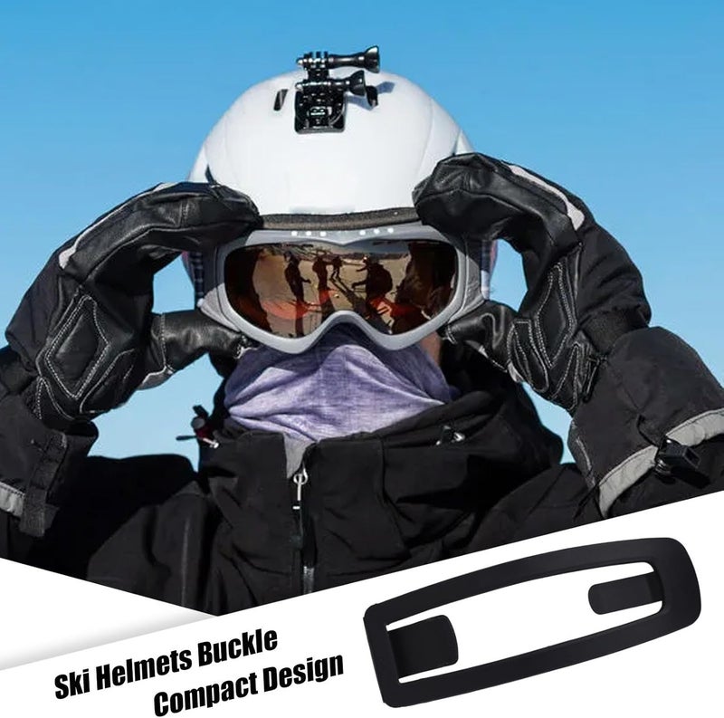 Ski Helmets Clip, All Purpose Tool, Goggles Belt Part, Helmet Replacement Unit, Clasp Fasteners Item, Goggles Belt Clip Helmet Replacement Part Fasteners Skiing Accessory - Image 2