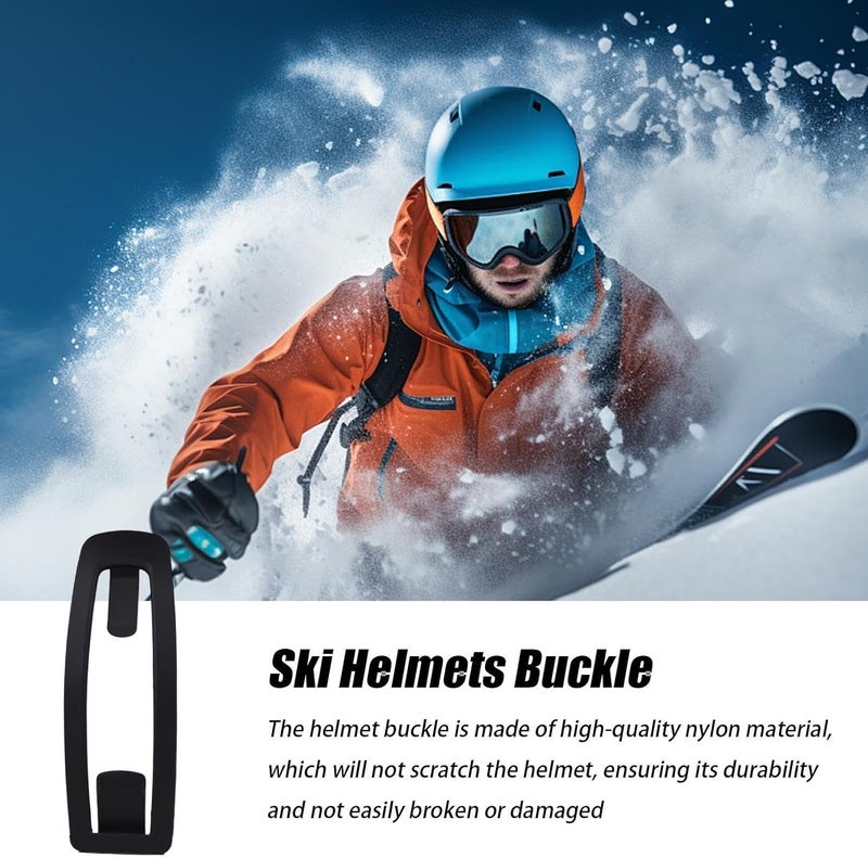 Ski Helmets Clip, All Purpose Tool, Goggles Belt Part, Helmet Replacement Unit, Clasp Fasteners Item, Goggles Belt Clip Helmet Replacement Part Fasteners Skiing Accessory - Image 3