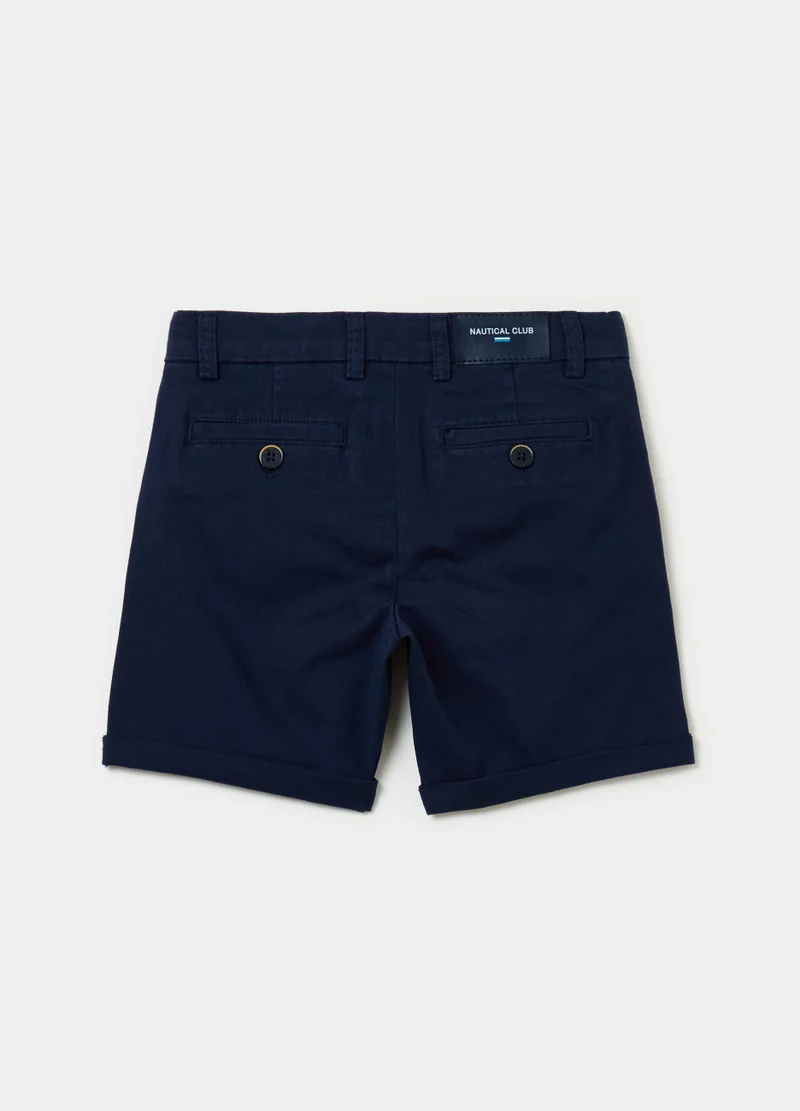 Ovs Chino Bermuda Shorts With Pockets