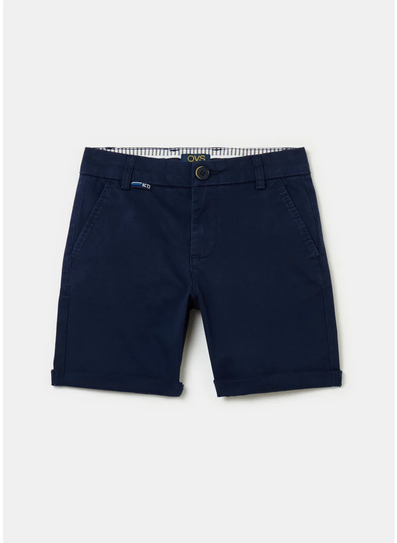 Ovs Chino Bermuda Shorts With Pockets