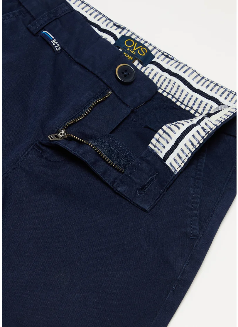 Ovs Chino Bermuda Shorts With Pockets