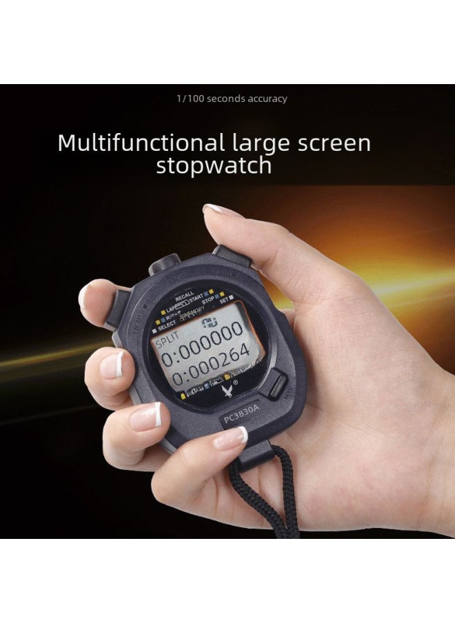 Tianfu Stopwatch PC3860 Running Timer Double Row 10 Channels Three Rows 30 Channels 60 Channels Professional Track And Field Sports Stopwatch-Display Accuracy:Tianfu PC3830A Stopwatch Three Rows Of 30