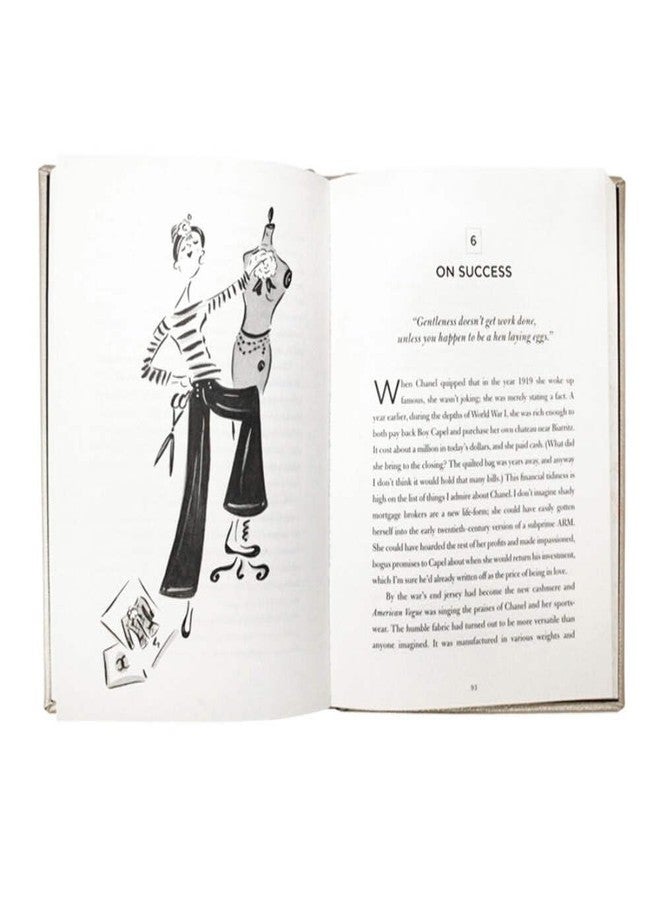 Graphic Image The Gospel According to Coco Chanel - Leather Bound Book White - Fine Collectible Edition - Made in USA Quality Leather - Made in USA - Image 2