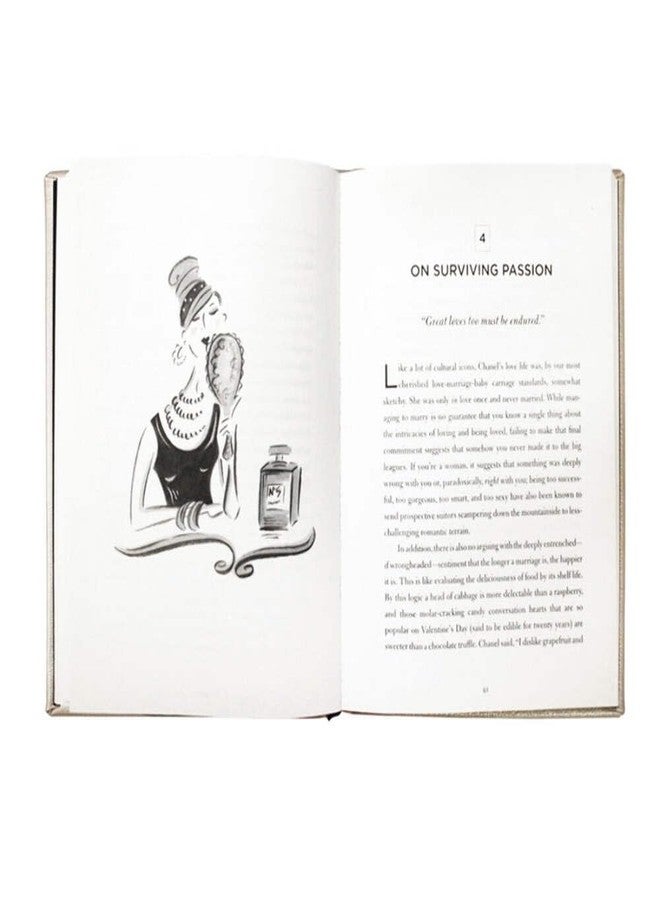 Graphic Image The Gospel According to Coco Chanel - Leather Bound Book White - Fine Collectible Edition - Made in USA Quality Leather - Made in USA - Image 5