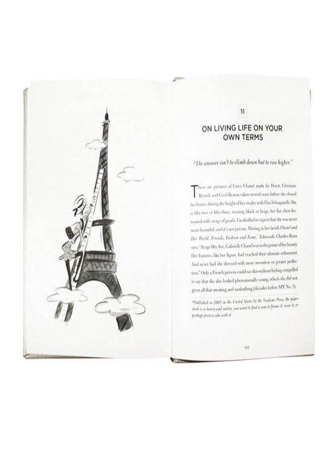 Graphic Image The Gospel According to Coco Chanel - Leather Bound Book White - Fine Collectible Edition - Made in USA Quality Leather - Made in USA - Image 4