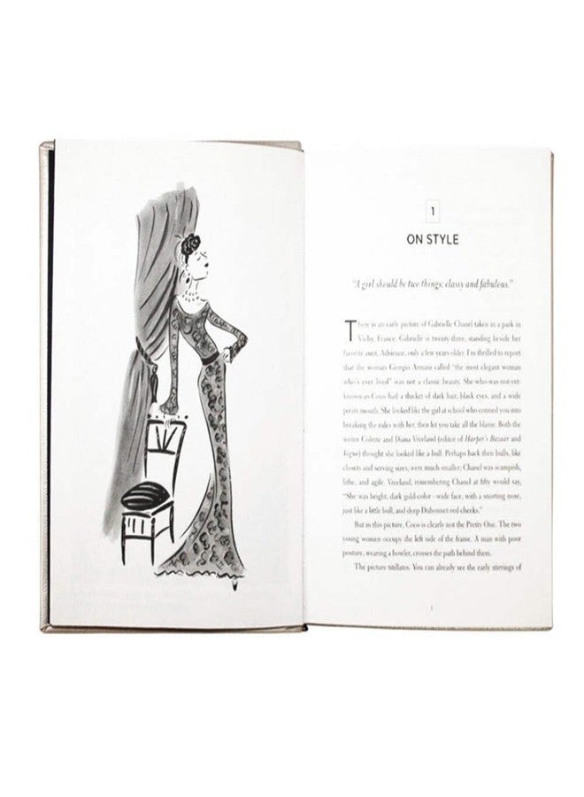 Graphic Image The Gospel According to Coco Chanel - Leather Bound Book White - Fine Collectible Edition - Made in USA Quality Leather - Made in USA - Image 3