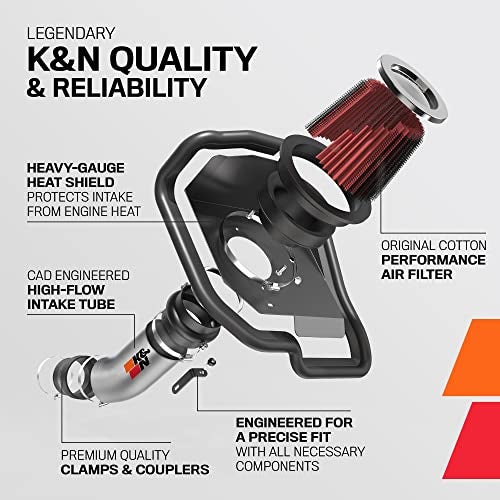 K+N K&N Cold Air Intake Kit: Increase Acceleration & Towing Power, Guaranteed to Increase Horsepower up to 10HP: Compatible with 3.6L, V6, 2012-2018 Jeep (Wrangler, Wrangler JK), 77-1566KP - Image 2